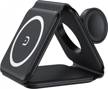 Купить Magnetic Wireless Charger 3 in1 Black