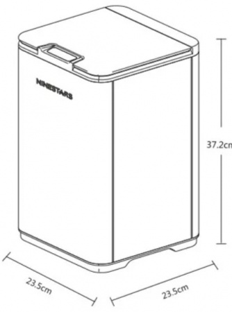 Купить Xiaomi Ninestars Waterproof Sensor Trash Can 10L Gold (DZT-10-35S)