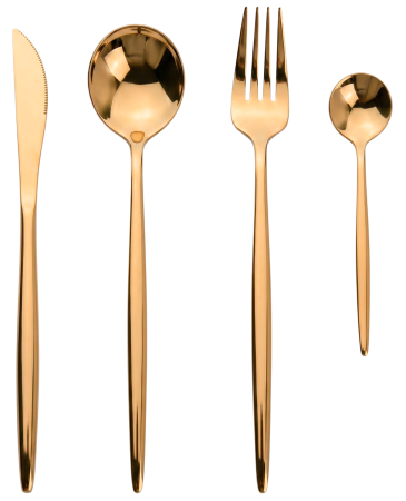 Купить Xiaomi Maison Maxx Modern Flatware Set Gold