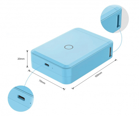 Купить NIIMBOT D110 Blue