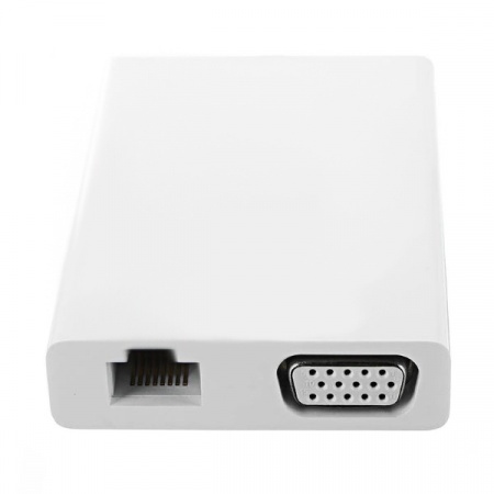 Купить Xiaomi USB-C to VGA/Gigabit Ethernet Multi-function Adapter (ZJQ04TM) White
