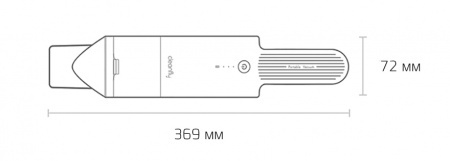 Купить Xiaomi CleanFly H2 Portable Vacuum Cleaner  (FV2S) White