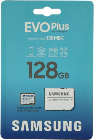 Купить Samsung EVO Plus 128GB microSDHC Class 10 (MB-MC128KA/CN)