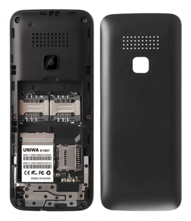 Купить UNIWA E1801 Dual SIM Black