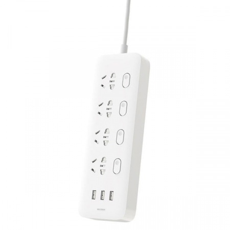 Купить Xiaomi Mi Power Strip (4 розетки + 3 USB порта) - White