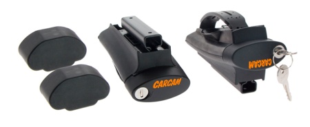 Купить Багажник на рейлинги CARCAM RAIL 8102C+B1 1200 мм 1 поперечина
