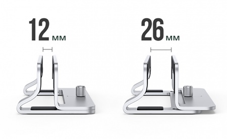 Купить Ugreen LP258 Vertical Laptop Stand Silver