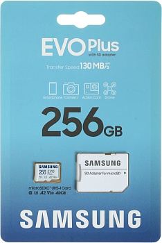 Купить Samsung EVO Plus 256GB microSDHC Class 10 (MB-MC256KA/KR)