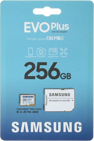 Купить Samsung EVO Plus 256GB microSDHC Class 10 (MB-MC256KA/KR)