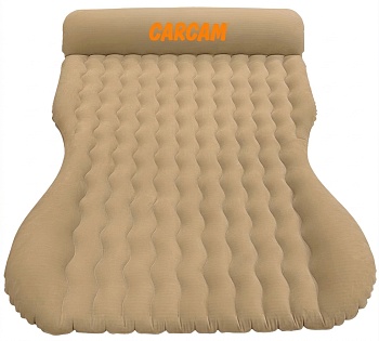 Купить CARCAM Inflatable Auto Airbed, Auto Air Pump, 170x133 cm. (CCMTE1758) Brown