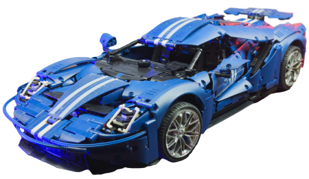 TaiGaoLe 1:8 Ford GT Technology Super Power (T5042B) Blue