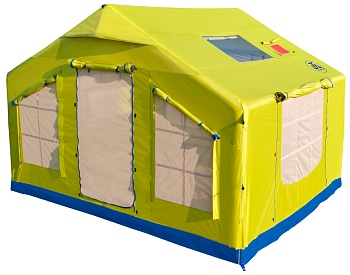 Купить Tourus Inflatable Camping Tent 320×250×220cm Yellow and Blue TS-IT06