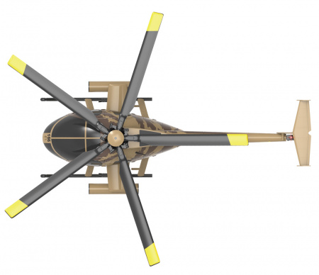 Купить RC ERA C189 MD500 Gyro Stabilized Helicopter Military camouflage 