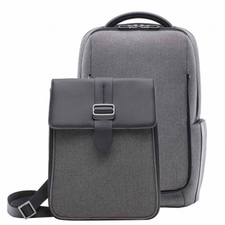 Купить Xiaomi Mi Fashion Commuter Shoulder Bag 2 in1 Gray