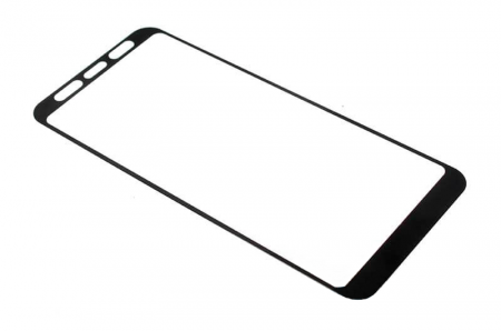 Купить Защитное стекло для Samsung J6 Plus (2018) с рамкой 9H Full Glue без упаковки