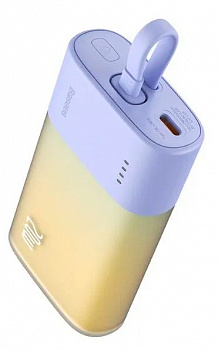 Купить Xiaomi Baseus Pocket Fast Charging Power Bank Type-C 5200 mAh (PPKDC05L) Purple