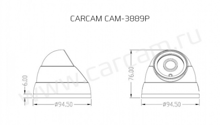 Купить CARCAM CAM-3889P