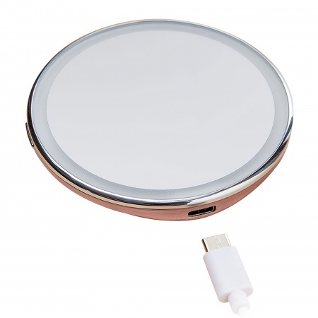 Купить Xiaomi LED Makeup Mirror Pink (NV030)