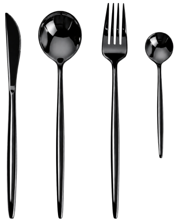 Купить Xiaomi Maison Maxx Modern Flatware Set Black