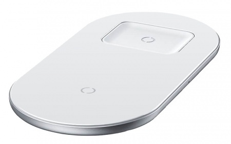 Купить Xiaomi Baseus Simple 2 in 1 Wireless Charger белый