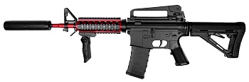 TIAN GONG M4A1 Electric Adjustable Gel Bullet Gun (XS-1801) Black/Red