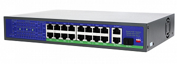 Купить CARCAM Standard 16+2+1 Uplink Gigabit AI PoE Switch (ССF1621GBLC)