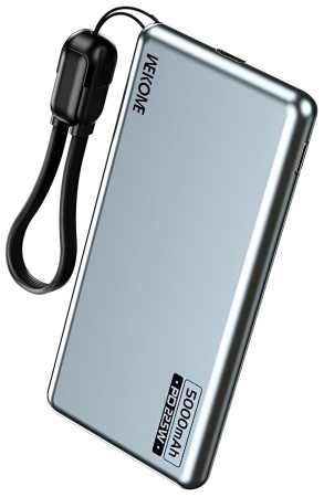 Купить Wekome Ultra-Thin Super Fast Charging Power Bank (WP-60) Blue