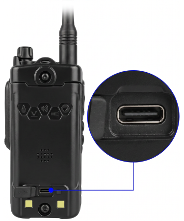 Купить Baofeng UV-98 Pro 8W VHF/UHF IP68 Type-C