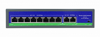 Купить CARCAM Standard 8+2 Uplink Gigabit AI PoE Switch (ССF0820GBLC)