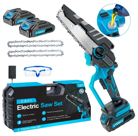Купить SUNTEK Cordless Lithium Battery Brush Mini Chainsaw (CS01)